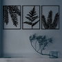 Wallity Yakomoz Escultura de Pared de Metal Negra 118 x 50 cm